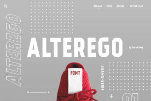 Alterego: A Strong, Modern Sans Serif