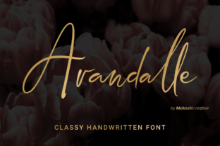 Arandalle Script: The Elegant Handwritten Font That Elevates Brand Identity