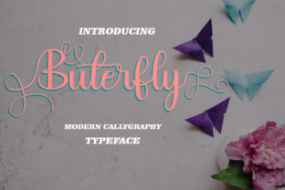 Buterfly: A Modern Handwritten Calligraphy Font