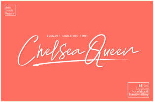 Chelsea Queen Font: Elevate Your Designs with Elegant Handwritten Luxury