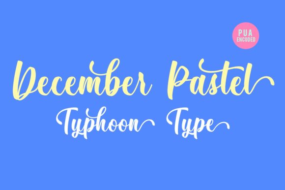 December Pastel: A Warm, Hand-Drawn Script Font