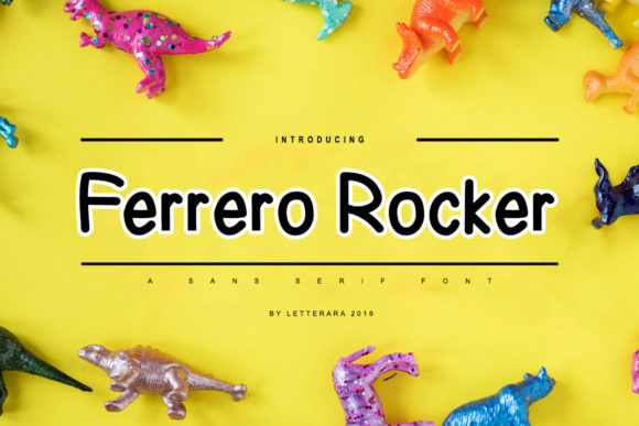 Ferrero Rocker Family: A Playful, Versatile Font for Creative Professionals