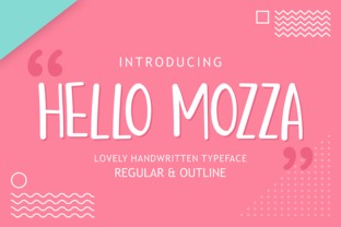 Hello Mozza: A Handwritten Font That Feels Like a Smile