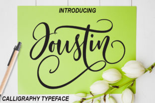 Joustin: A Classy Calligraphy Font for Purposeful Design