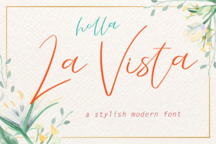 La Vista: A Light Script Font Built for Expressive, Handwritten Design