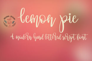 Lemon Pie: A Playful Script Font for Modern Design