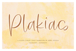 Plakias: A Classy Script Font for Upscale Design Projects