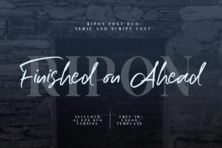 Ripon Duo: A Serif and Script Font Pair for Elegant Design Projects