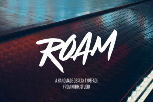 Roam: The Handwritten Display Font That Makes Headlines Pop