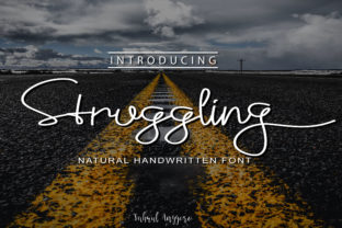 Struggling: A Handwritten Font That Balances Personality and Practicality