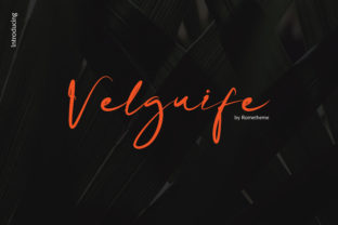 Velgiufe Script: The Elegant Handwritten Font That Elevates Professional Design